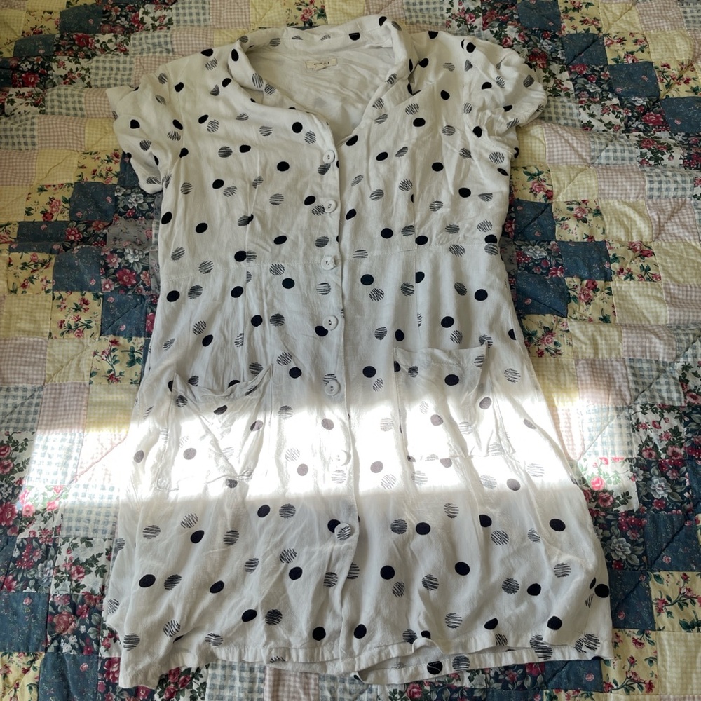 Polka dot women’s dress
